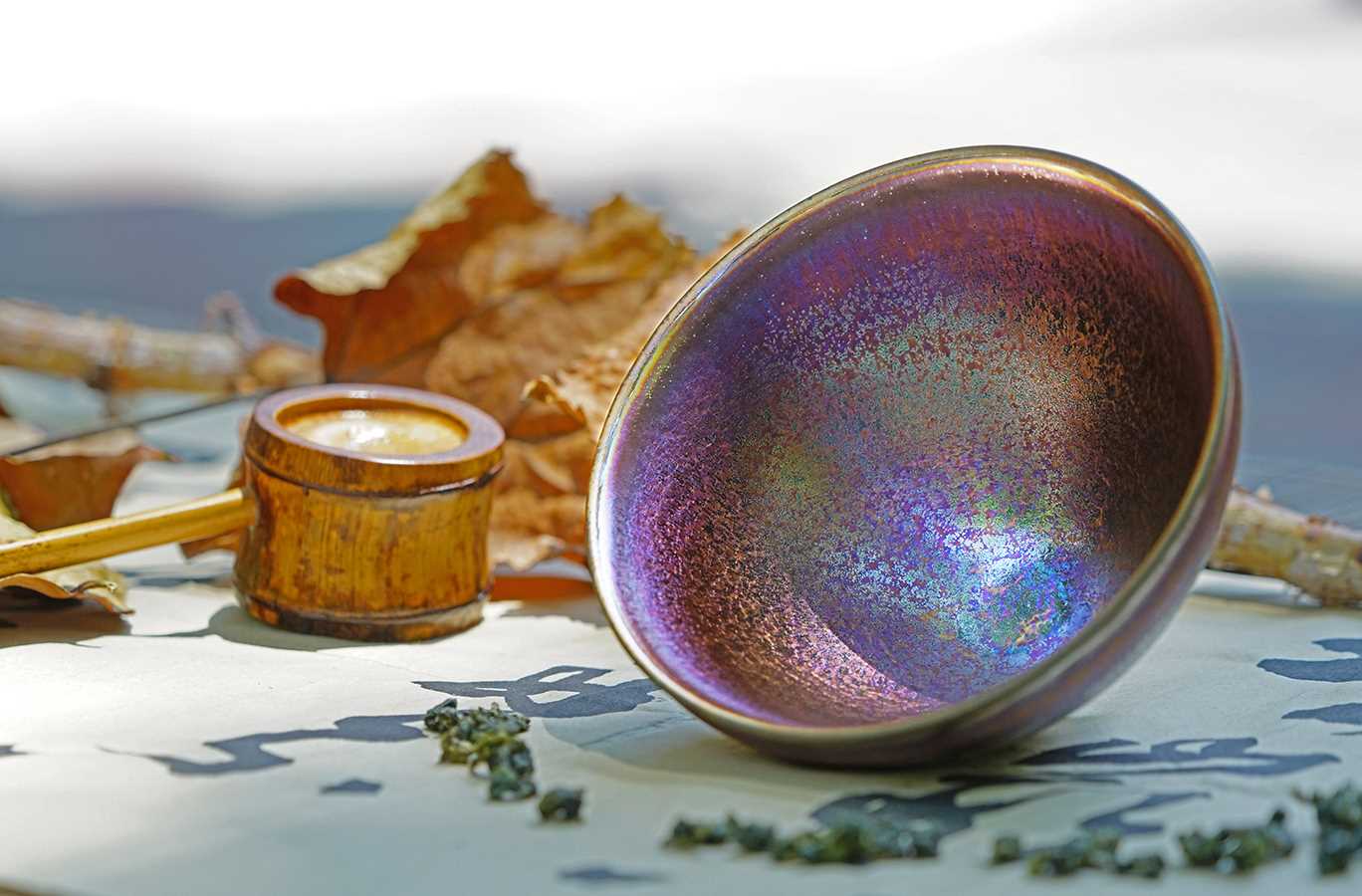 曜變紫金天目茶碗