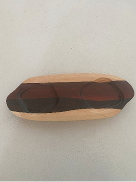 穀粒壺承：以木紋銘刻島嶼的生命節奏 Terrior Tray