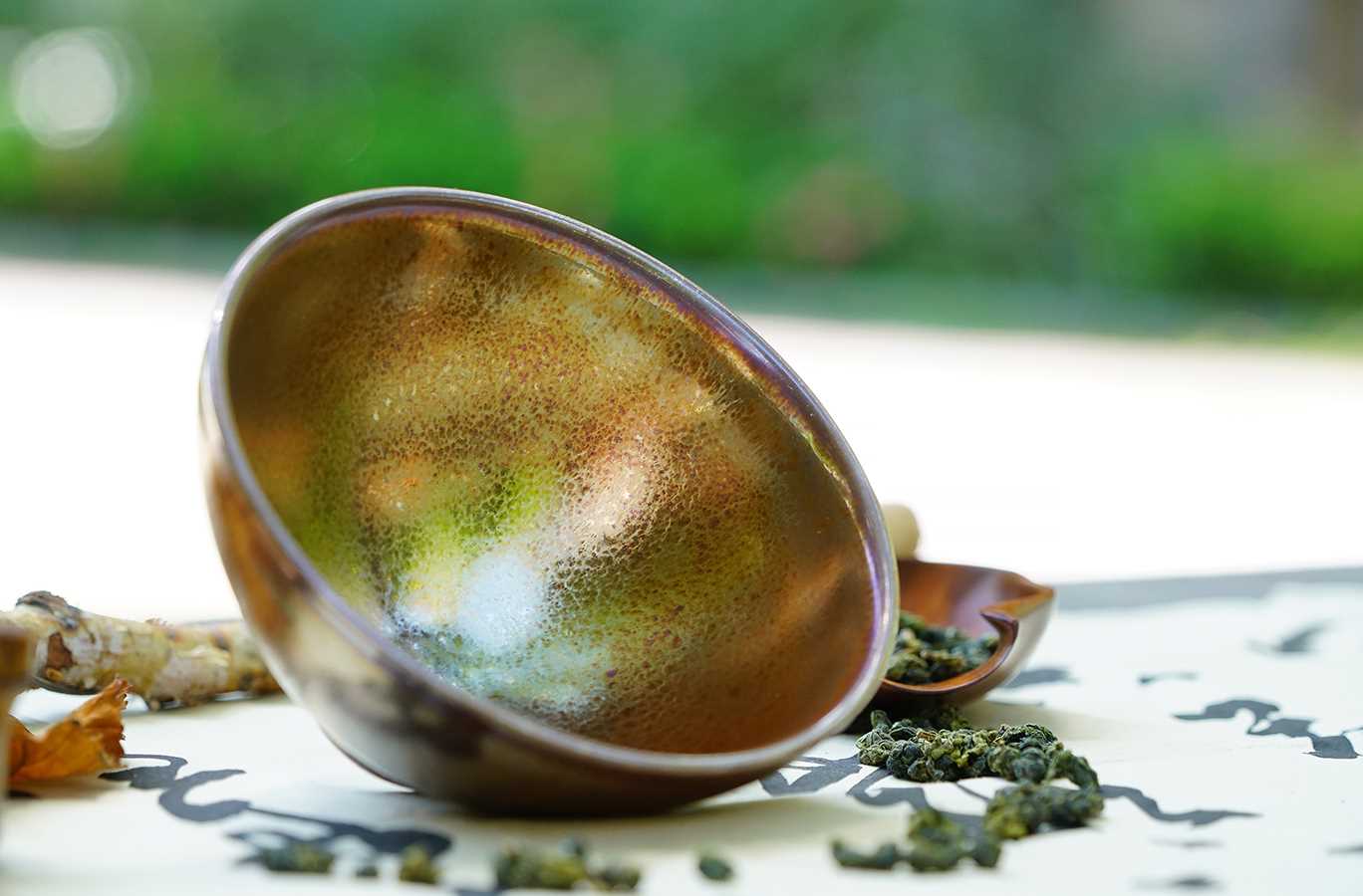 曜變黃金天目茶碗
